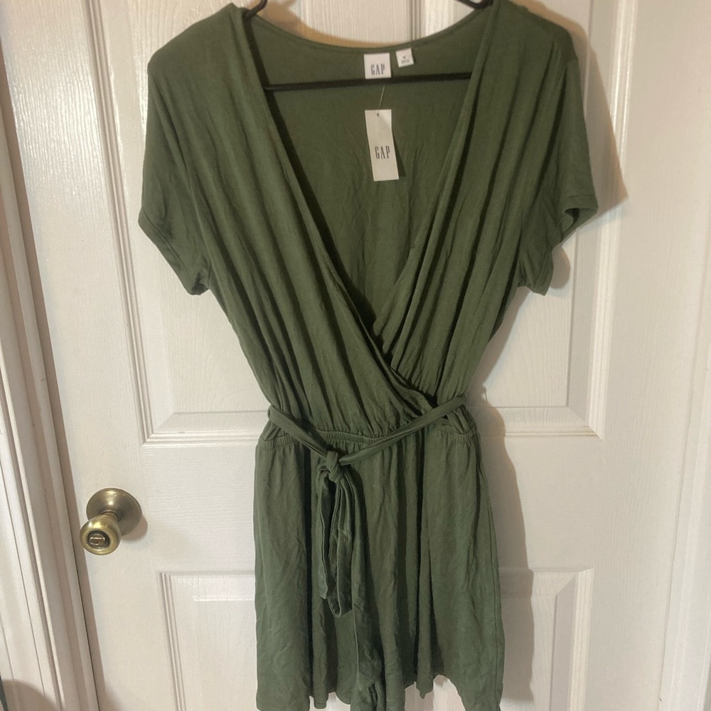 Olive Green Romper